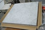 Carrara White Marble Honeycomb Composite